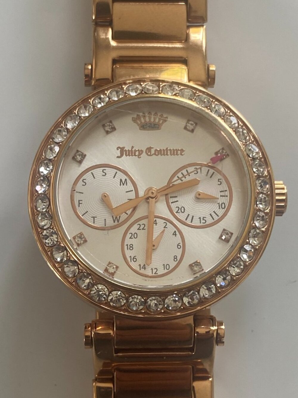 Juicy Couture Women's Rose Gold Tone Crystal Watch (no box)  rodr_320833 (53)